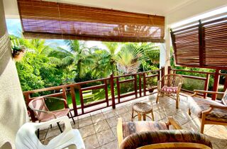 Surf House Villa D'or - Surf house la Gaulette Mauritius terrace garden.jpg