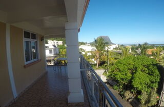 Kite House La Gaulette - kite house balcony le morne view la gaulette mauritius.JPG