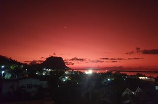 Kite House 1° piano - kite house terrace sunset view la gaulette mauritius.jpg